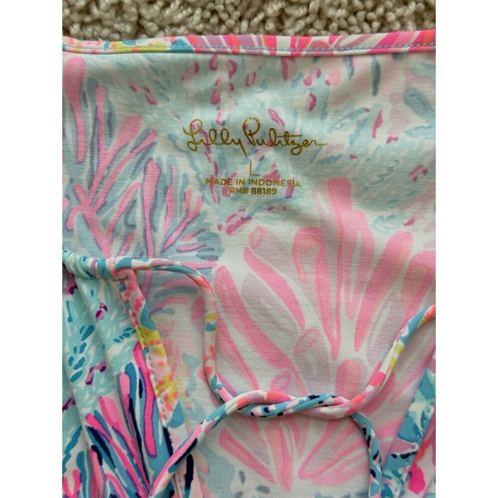Lilly Pulitzer Women’s Johana L Cover Up Dress Sleeveless Pocket Resort Vacation - Picture 4 of 7